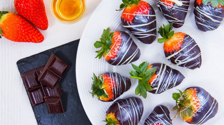 Calories in Chocolate covered strawberries