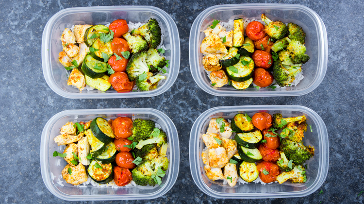 Calories in Cajun chicken meal prep