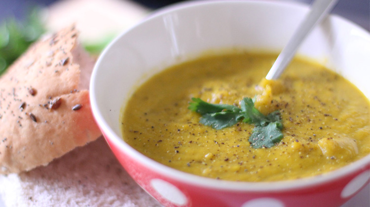 Calories in Carrot and coriander soup