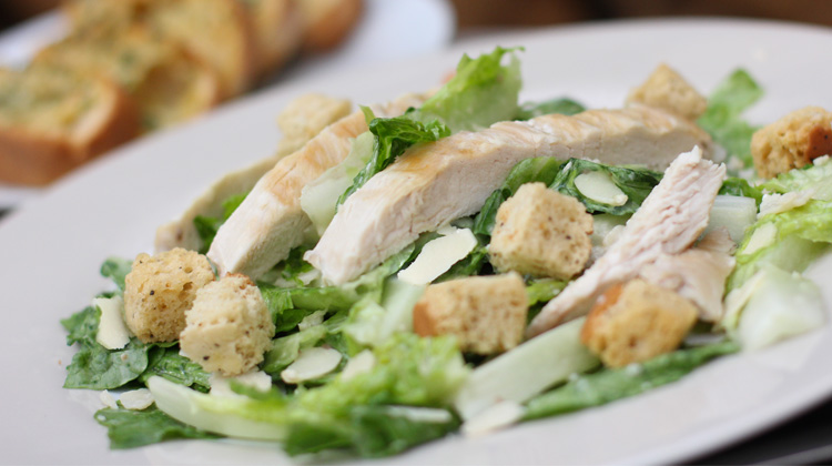Calories in Chicken Caesar salad