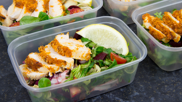 Calories in Chicken salad meal prep