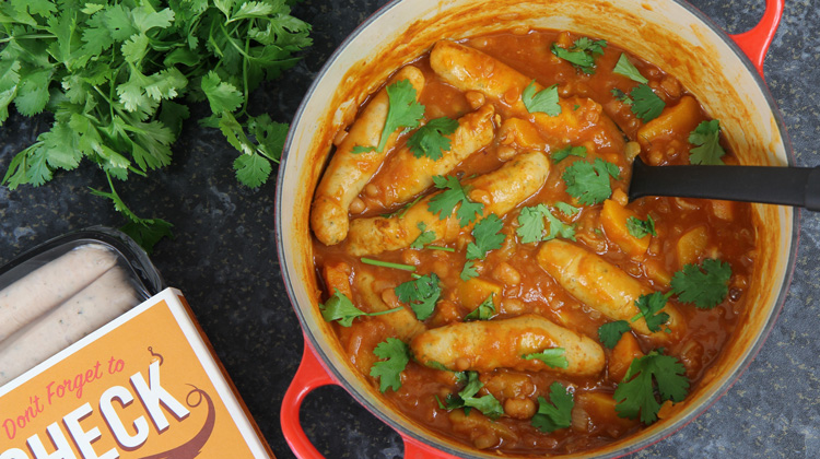 Calories in Chicken and sausage casserole