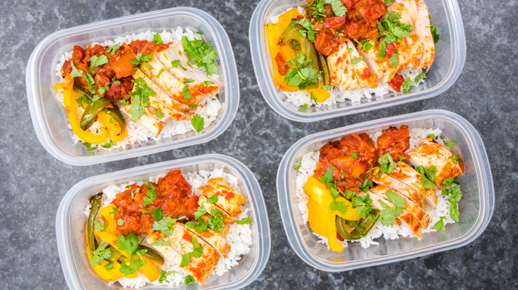 Calories in Chipotle chicken meal prep