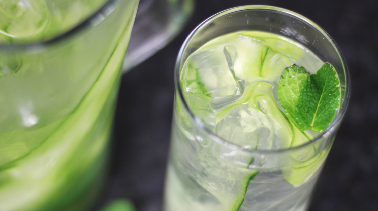 Calories in Cucumber and mint water