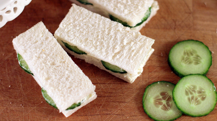 Calories in Cucumber sandwiches