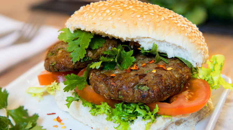 Calories in Curry beef bugers