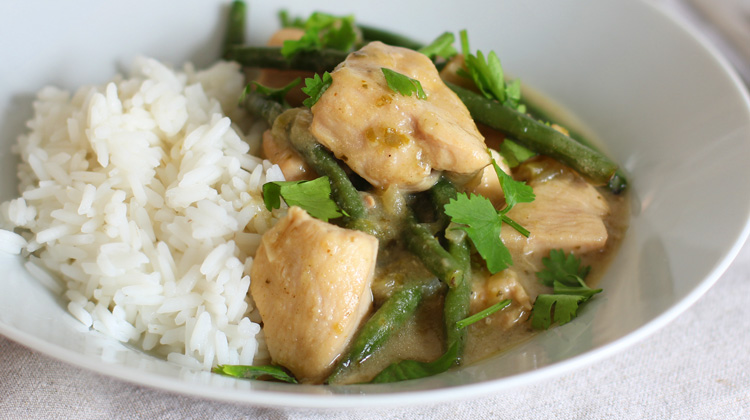 Calories in Thai green curry