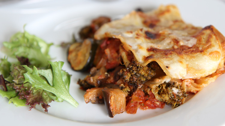 Calories in Vegetarian lasagna
