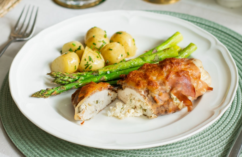 Chicken wrapped in Parma Ham Recipe
