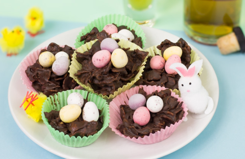 Boozy Easter Nests Recipe