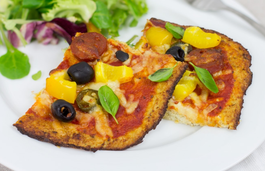 Cauliflower Pizza Crust Recipe