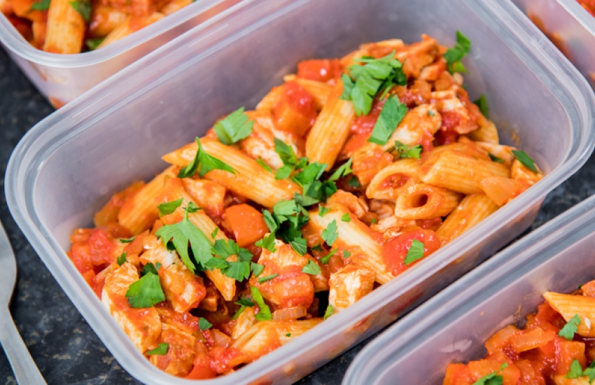 Chicken & Tomato Pasta Meal Prep Recipe