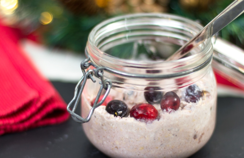 Christmas Overnight Oats Recipe