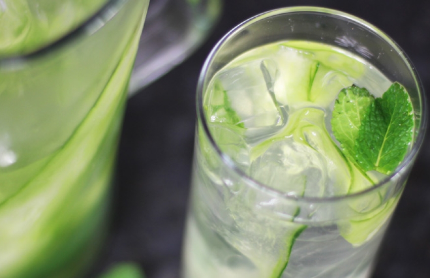 Cucumber and Mint Water