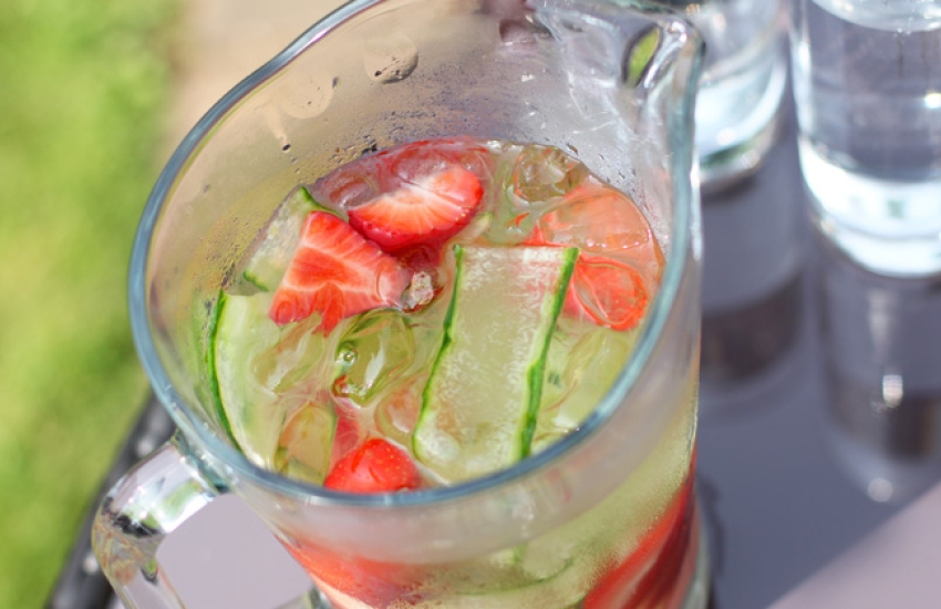 Strawberry & Cucumber Water Recipe
