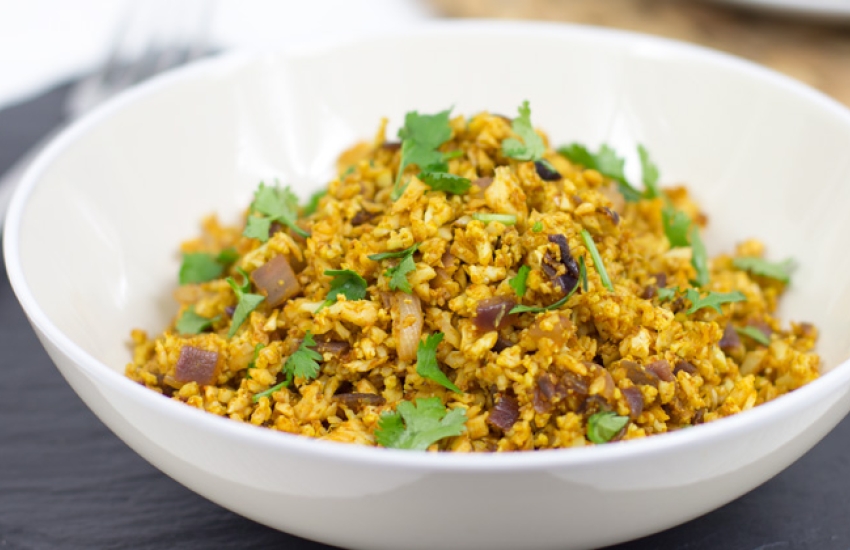 Indian Cauliflower Rice Recipe