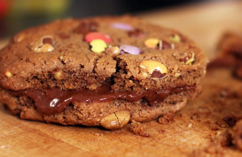 Peanut Butter Nutella Cookies