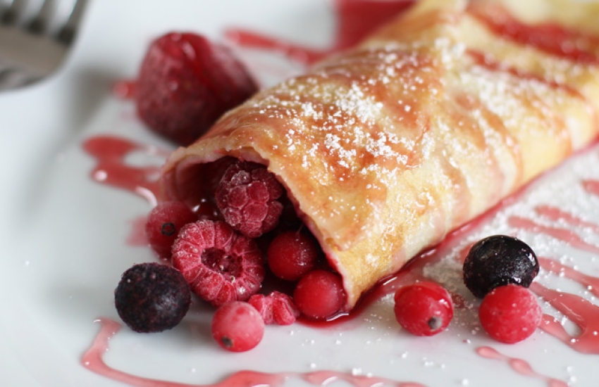 Summer Fruit Pancakes Recipe