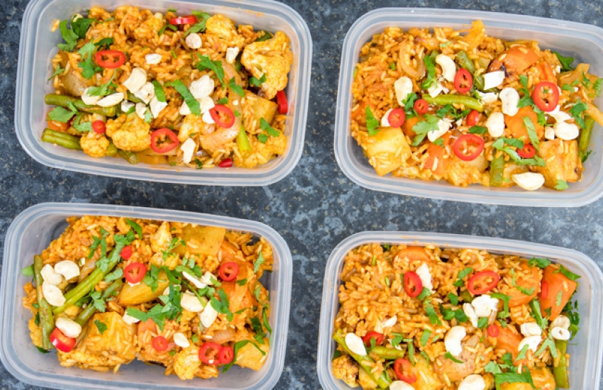 Vegetarian Biryani Meal Prep recipe