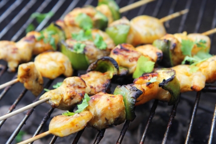 BBQ Prawn & Chicken Skewers Recipe
