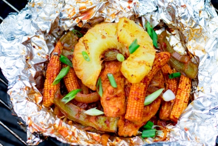 Sweet & Sour Chicken BBQ Foil Packets