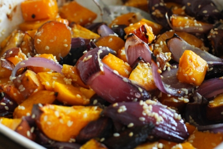 Butternut Squash, Sweet Potato and Red Onion Recipe