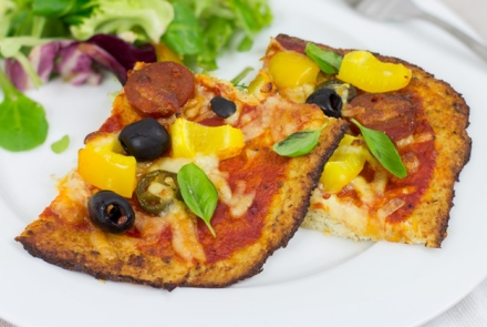 Cauliflower Pizza Crust Recipe