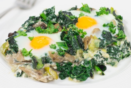 Cavolo Nero Baked Eggs Recipe