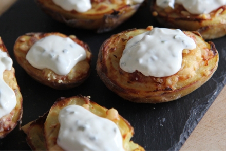 Cheese and Bacon Potato Skins Recipe