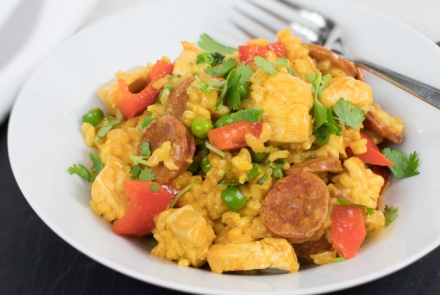 Chicken and Chorizo Paella Recipe