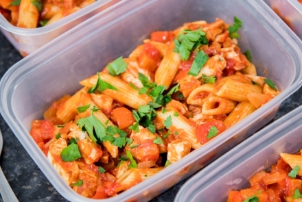 Chicken & Tomato Pasta Meal Prep Recipe