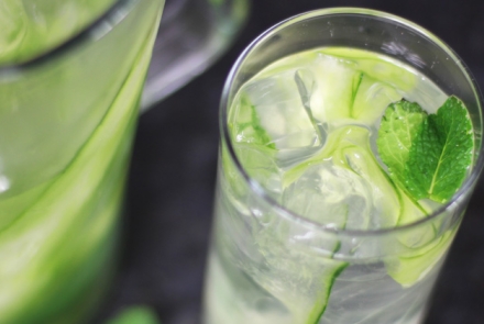 Cucumber and Mint Water
