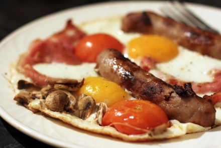 Fry Up Breakfast Omelette