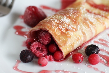 Summer Fruit Pancakes Recipe