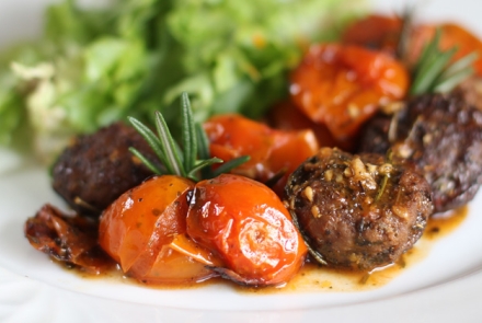 Tomato & Meatballs Bake Recipe