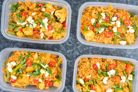 Vegetarian Biryani Meal Prep recipe